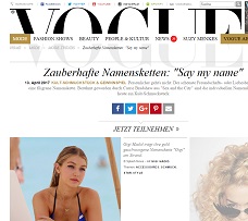 Vogue Gewinnspiel