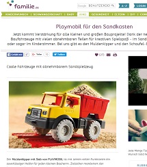 familie.de Gewinnspiel