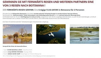 fernwärts reisen Gewinnspiel