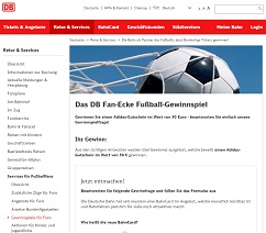 Bahn Gewinnspiel