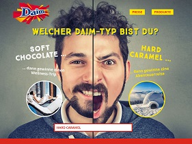 Daim-Typ Gewinnspiel, Daim Gewinnspiel