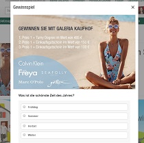 Galeria Kaufhof Gewinnspiel