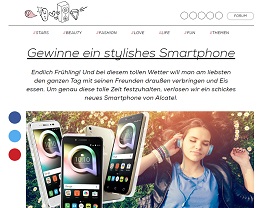 Mädchen Gewinnspiel