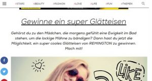 Mädchen Gewinnspiel