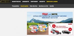 Netto Supermarkt Gewinnspiel