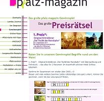Pfalz Magazin Gewinnspiel