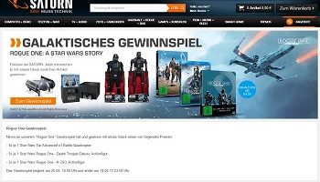 Saturn Gewinnspiel