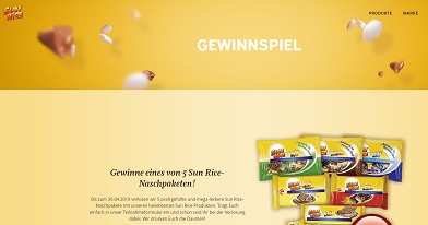 Sun Rice Naschpaket Gewinnspiel - Gewinnspiele 2025