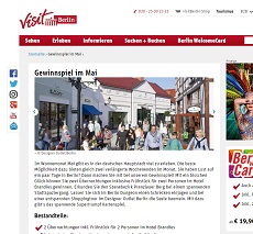 Visit Berlin Gewinnspiel