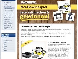 Westfalia Gewinnspiel