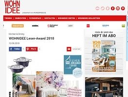 Wohnidee Leser Award Gewinnspiel, Wohnidee Gewinnspiel