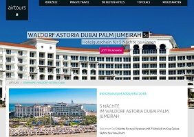 Dubai Urlaub Gewinnspiel, Airtours Gewinnspiel