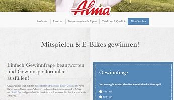 Alma Gewinnspiel