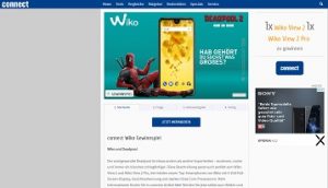 Wiko Smartphone Gewinnspiel, Connect Gewinnspiel