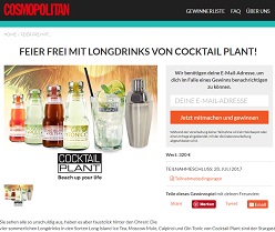Cosmopolitan Gewinnspiel