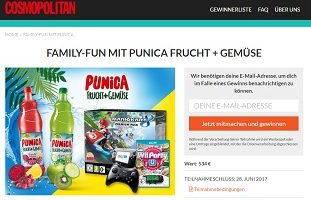Cosmopolitan Gewinnspiel