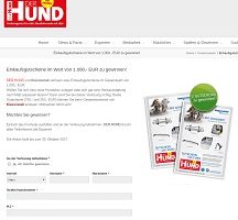 Der Hund Gewinnspiel