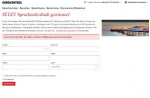 Eurocentres Gewinnspiel
