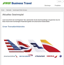 First Business Travel Gewinnspiel