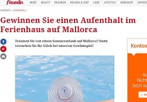Freundin Gewinnspiel