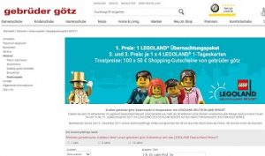 Gebrüder Götz Gewinnspiel