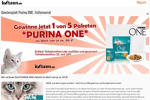 Katzen.de Gewinnspiel