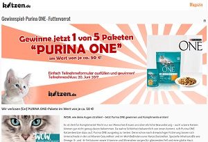 Katzen.de Gewinnspiel