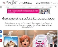 Mädchen Gewinnspiel