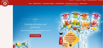 Teekanne Gewinnspiel