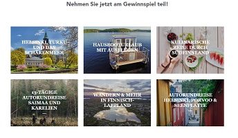 Finnland Reise Gewinnspiel, Visit Finland Gewinnspiel