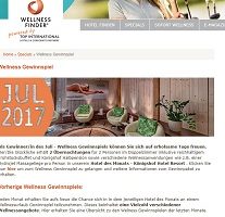 Wellnessfinder Gewinnspiel