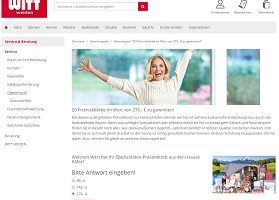 Käfer Präsentkorb Gewinnspiel, Witt Weiden Gewinnspiel