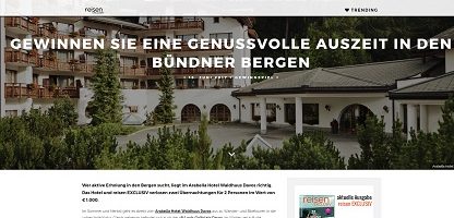 reisen exclusive Gewinnspiel