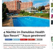 Danubius Health Spa Resort Aqua Gewinnspiel
