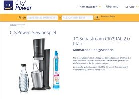 Sodastream Cristal 2.0 Gewinnspiel