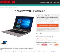Cosmopolitan Gewinnspiel
