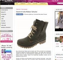 Rieker Schuhe Gewinnspiel