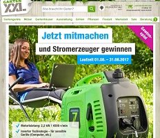 Garten XXL Gewinnspiel
