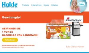 Hakle Gewinnspiel