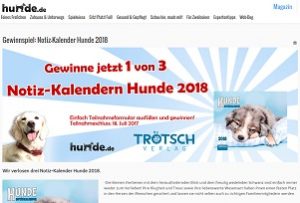 Hunde.de Gewinnspiel