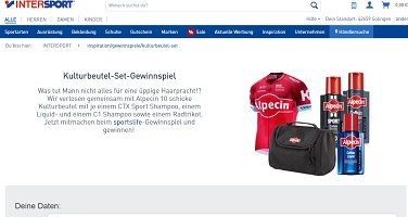 Intersport Gewinnspiel