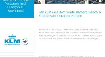 Curacao Reise Gewinnspiel
