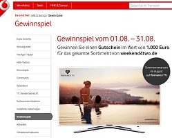 Kabeldeutschland Gewinnspiel