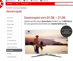 Kabeldeutschland Gewinnspiel