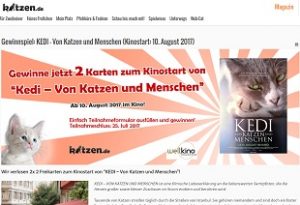 Katzen.de Gewinnspiel
