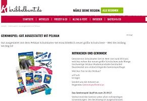 Pelikan Schulstarter-Set Gewinnspiel