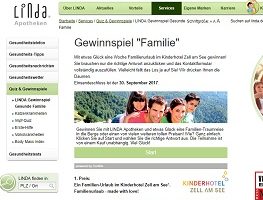 Kinderhotel Zell am See Gewinnspiel