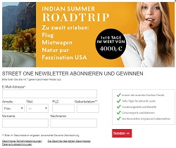 Street One Gewinnspiel