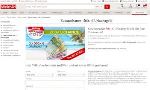 Weltbild Gewinnspiel