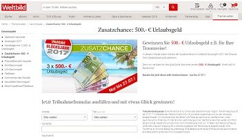 Weltbild Gewinnspiel